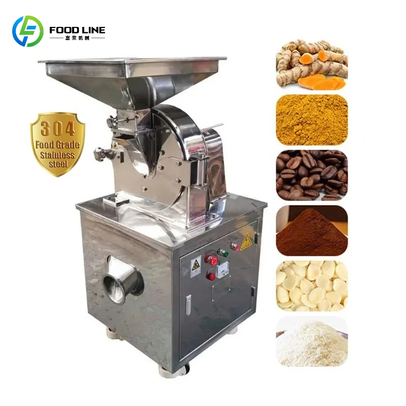 Electric petrol grain spice grinder maize wheat pepper flour machine chili powder pulverizer for home use  Customized