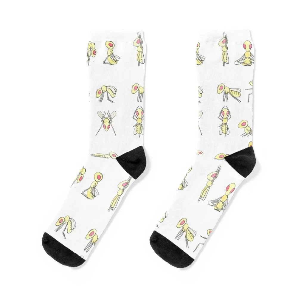 

Fruit flies doing yoga Socks hockey Womens socks sheer socks men sports stockings man