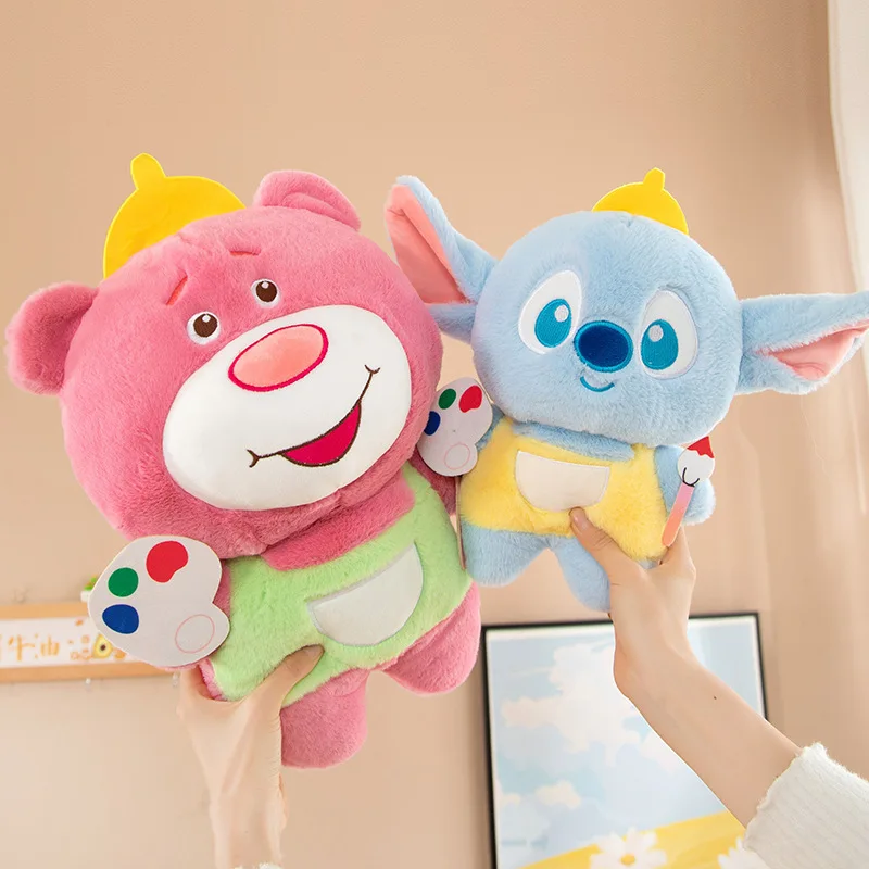 Peluche Kawaii Sanrio Serie di artisti carini Orso di fragole Bambola di pezza per bambini Regalo di compleanno Compagno della buonanotte per bambini