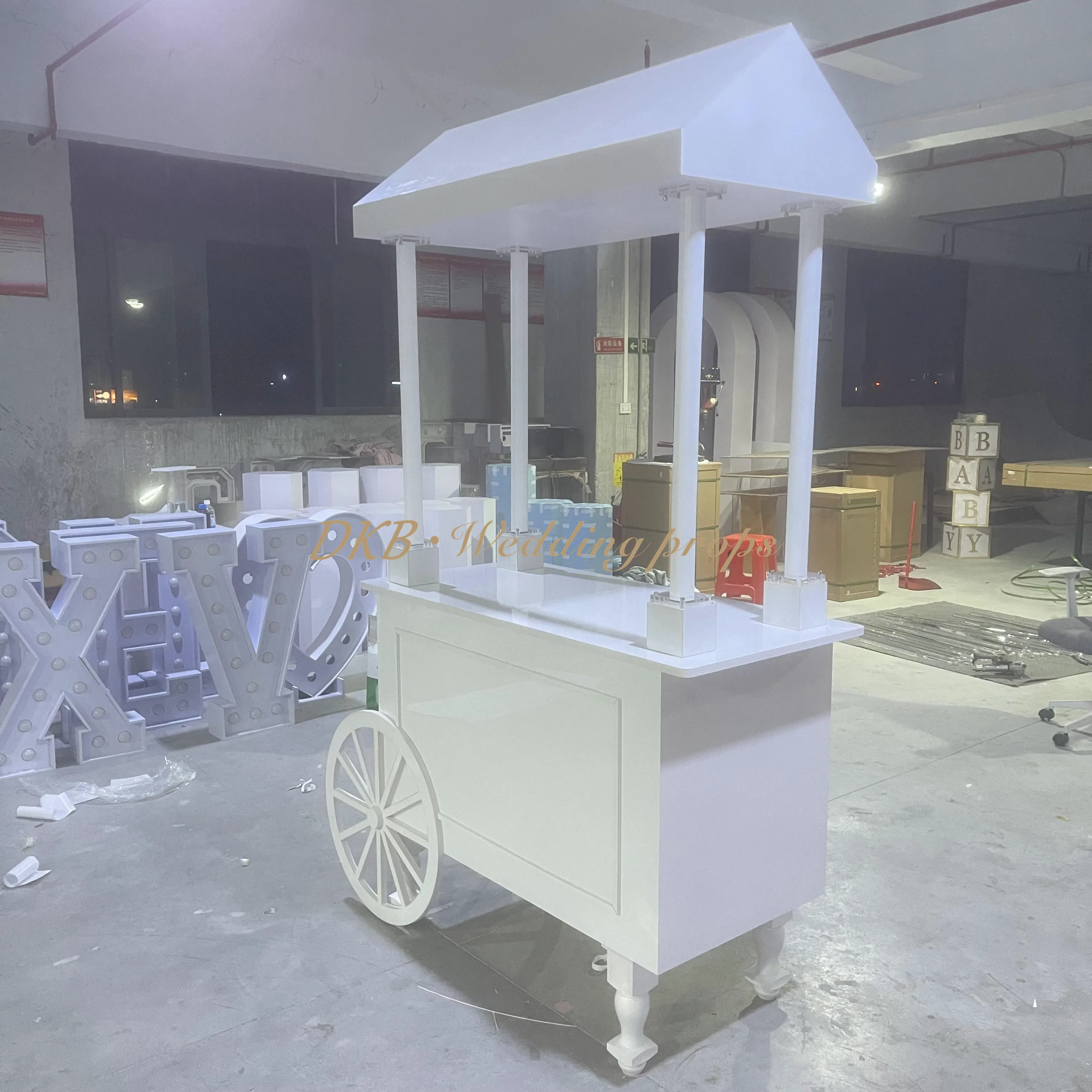 Gran oferta, camión de comida de diseño blanco, Catering móvil al aire libre, remolque de comida, camión de postre helado de café