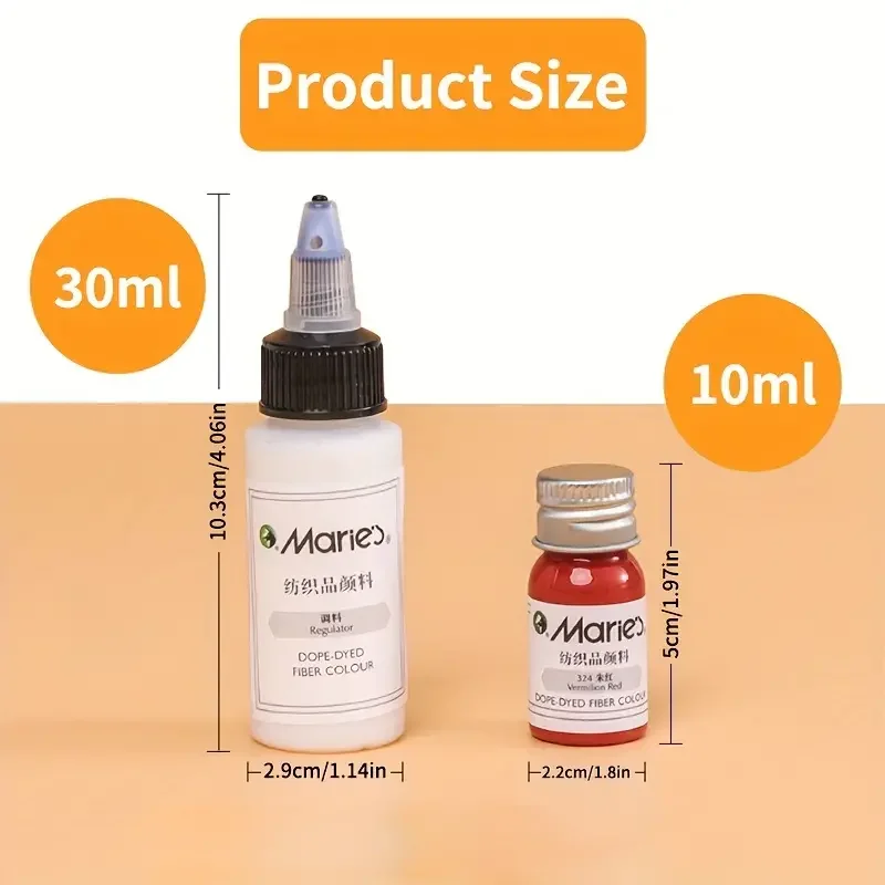 Marie's-Ensemble de peinture en tissu imperméable, 12/18/24/36 couleurs, pour vêtements, en continu, pour Économie, chaussures, jeans, toile, projets de bricolage