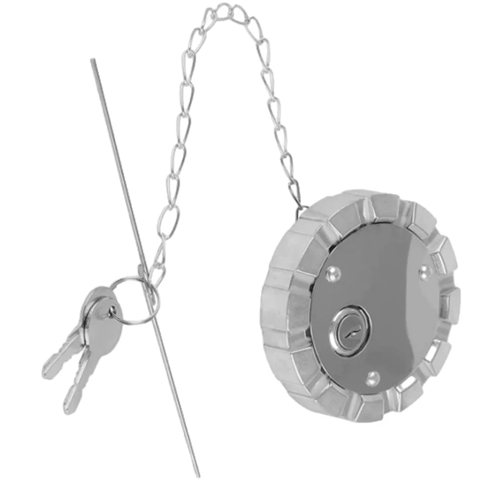 Locking Diesel Fuel Cap With 2 Keys Chains K071-385-1234 SNV431089 For King Roads Kenworth Peterbilt Western Star before 1983
