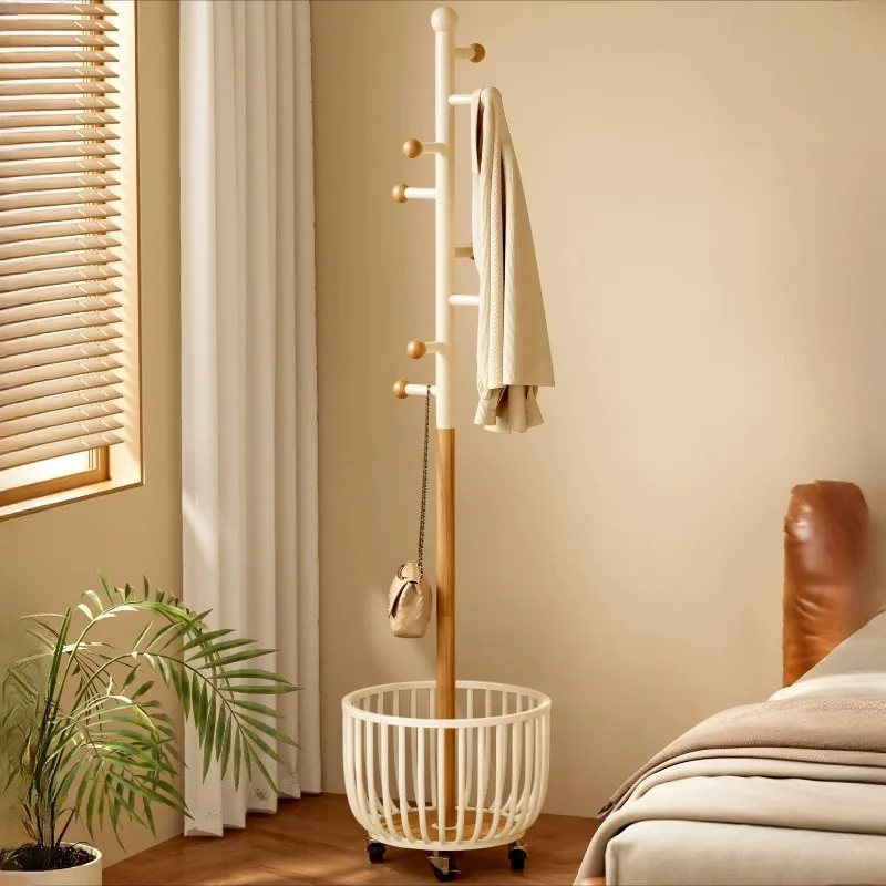 Storage Storage Hallway Clothes Stand Tree Cream Style Cool Wheel Coat Rack Designer White Cheap Perchero Ropa De Pie Hotel Furniture - Aliexpress Deal