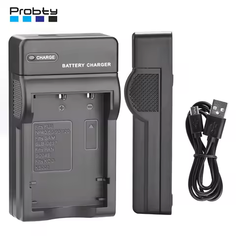 NP-40 NP-60 NP-120 Battery Charger For Fujifilm FinePix F402, F403, F420, F455, F460, F10 Zoom, F11 F650, F700, F710, F810, F811