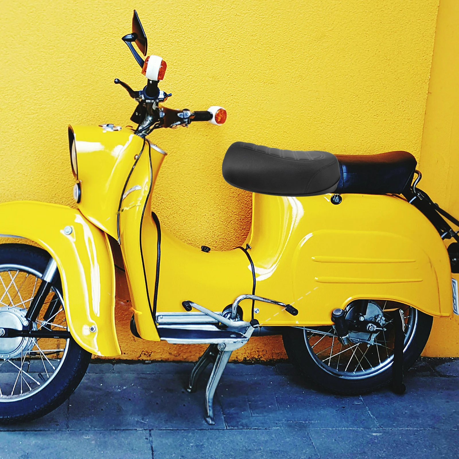 

Durable Waterproof Electric Scooter Saddle Comfortable High Elasticity Materials Easy Installation Adjustable Height Bike Seat