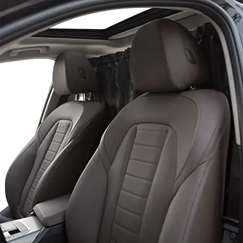 

2pcs Detachable Car Window Privacy Curtains Blackout Sunshade For Van Travel Camping Sleep