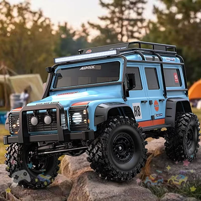 MJX Rc Control Car H8h V2 1:8 4 Wheel Drive Foc Brushless 80A Esc Bluetooth App Adjustable Off Road Climbing Car