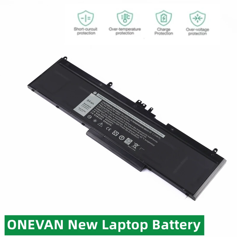 

ONEVAN New 11.4V 84WH WJ5R2 Laptop Battery For Dell Precision 15 3510 M3510 WJ5R2 4F5YV Free 2 Years Warranty