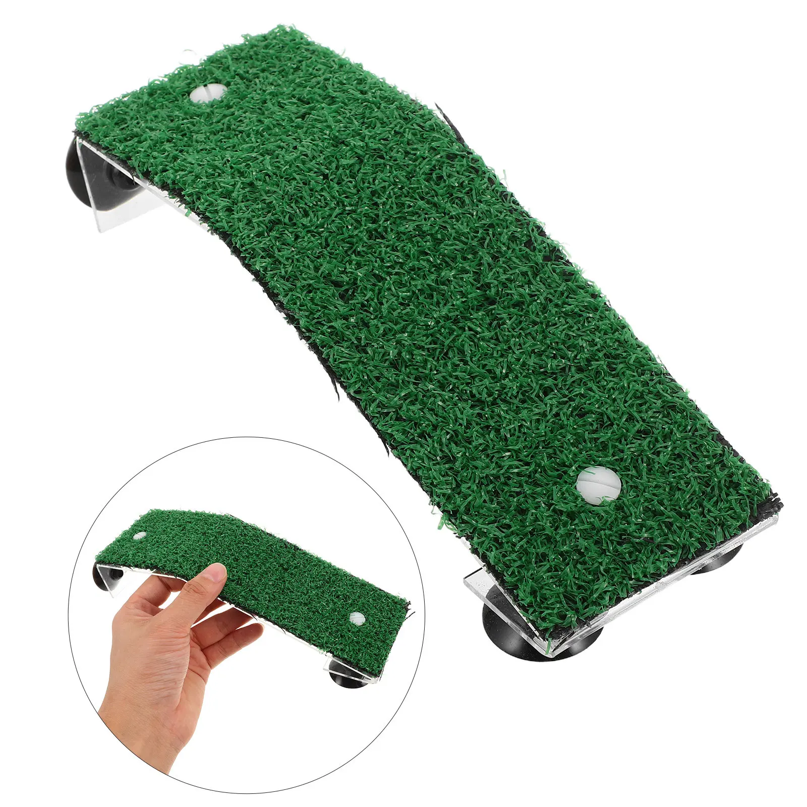Pool Animal Escape Ramp Fish Tank Turtle Basking Platform Artificial Grass Suction Cups Pet Pool Escape Ladder Wildlife Critters