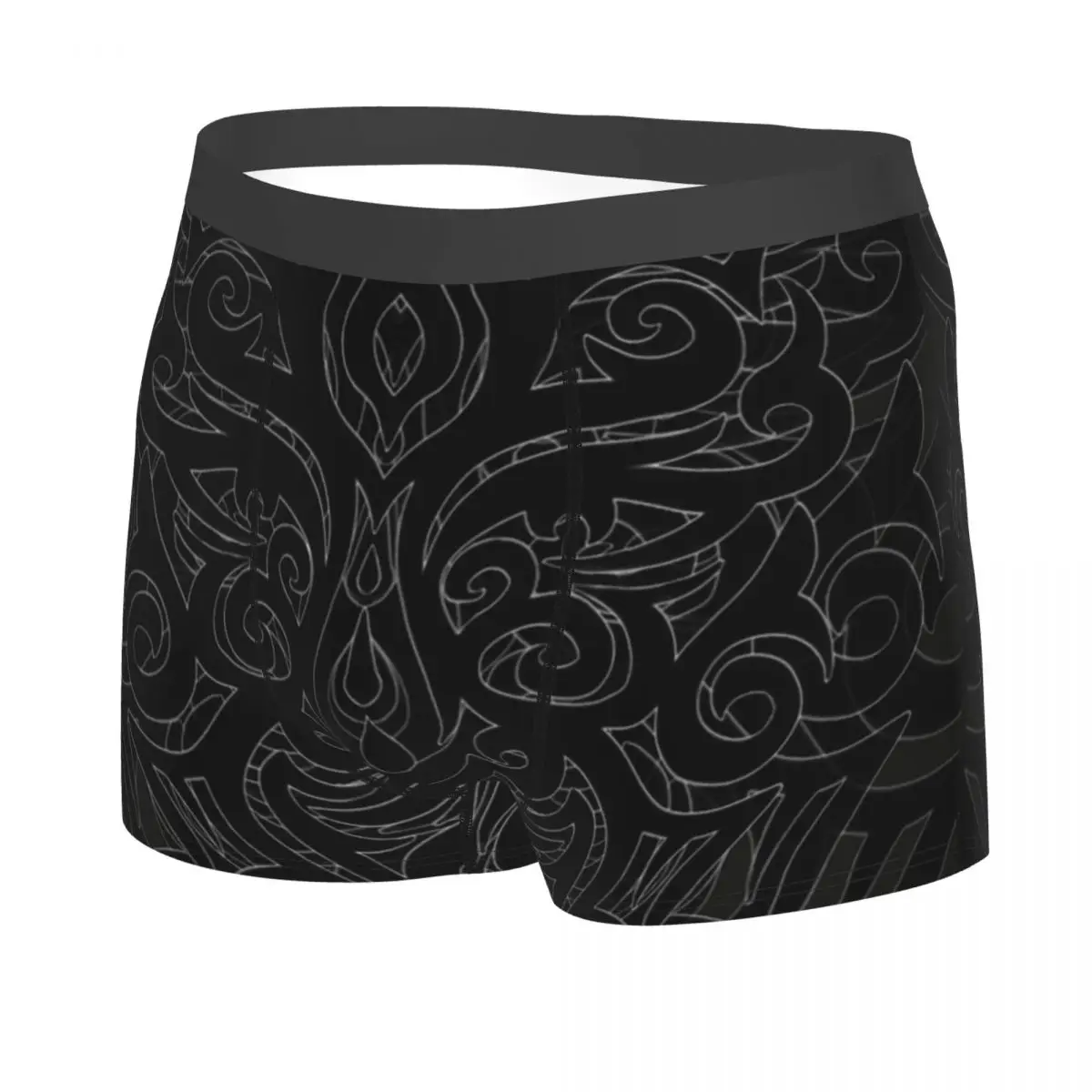 Tribal Maoris Warrior Tattoo Boxer Shorts Men 3D Print Male Soft New Zealand Proud  Underwear Panties Briefs
