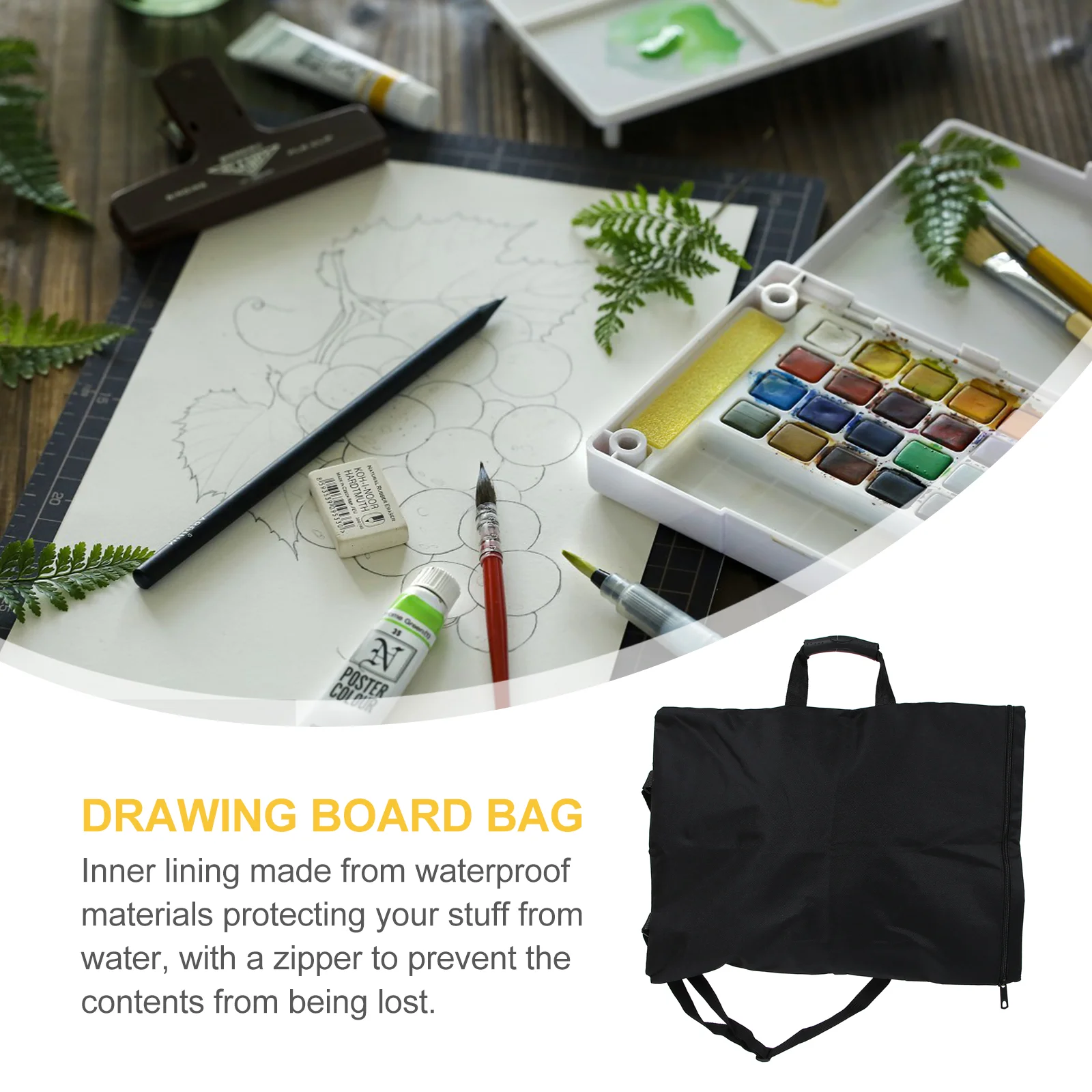 Painting Bag Storage Student Suitcases Portfolio Tote Posters Canvas Drawing Bags