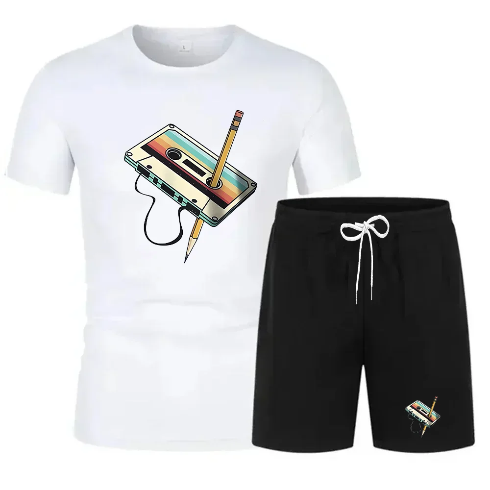 This is a must-have printed T-shirt for men in summer. It is soft  breathable has a round neck and short sleeves and is suitable view 3