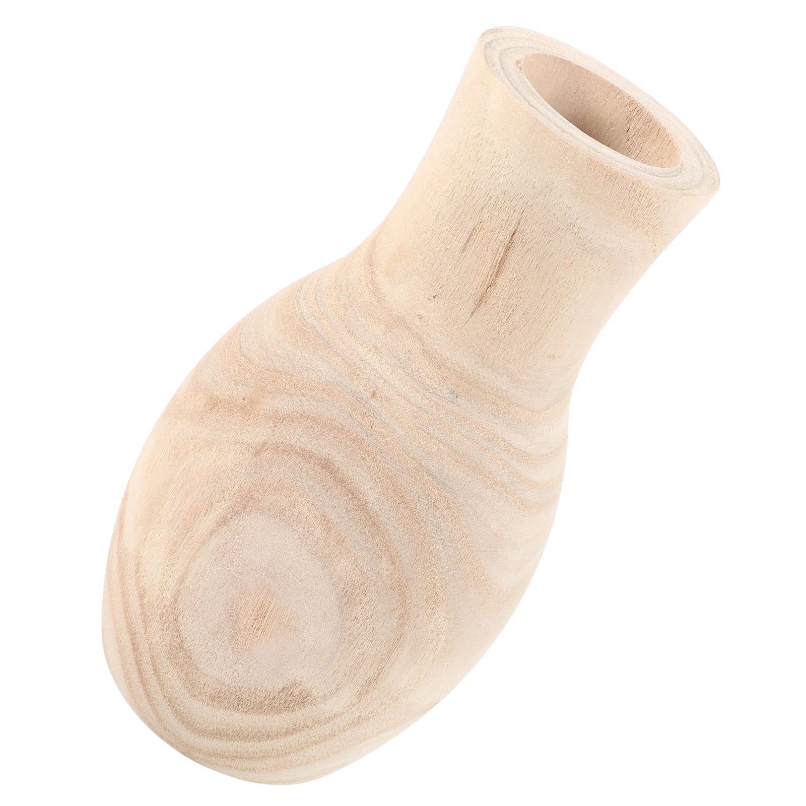 

Small Pine Wood Vase Rustic Aesthetic Paulownia Home Office Decor Flower Arrangement Vase Container Safe Wear Resistance