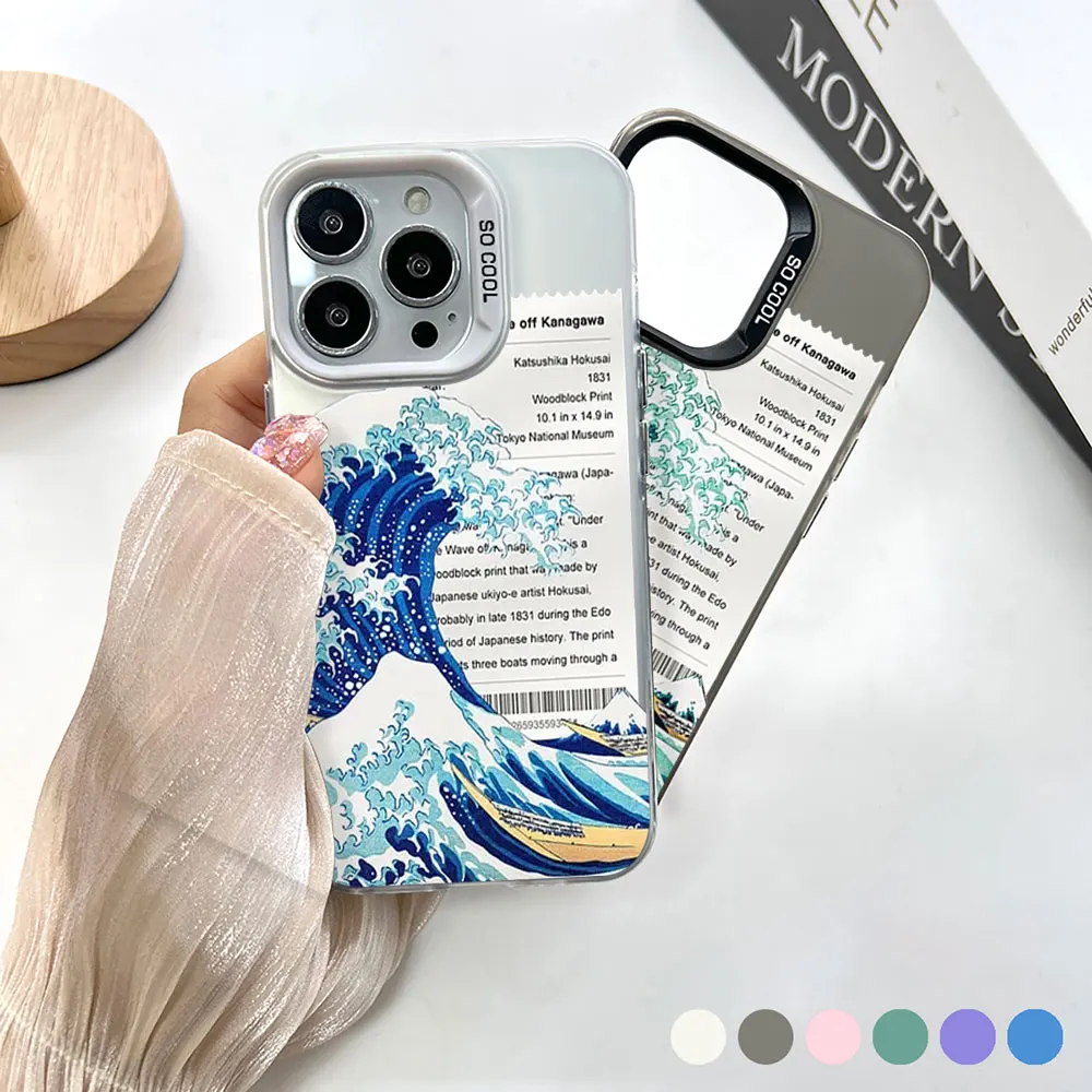 The Great Blue Wave Off Kanagawa Case For Samsung A52 A72 A71 A73 A54 A53 A55 A51 A50 A34 A33 A32 A31 A30 A24 A23 A22 A21S Cover