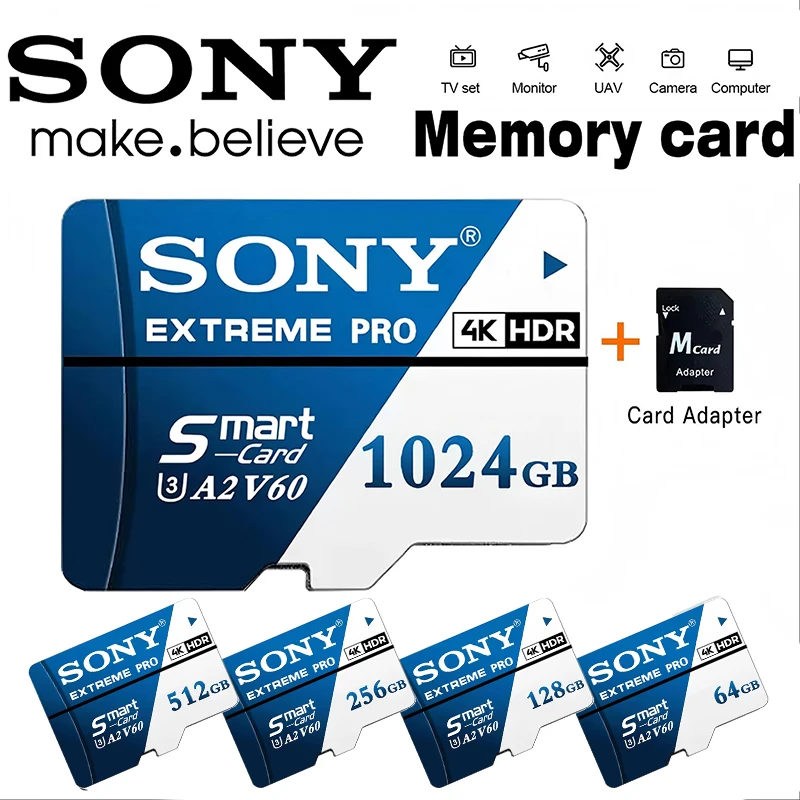 Sony Micro Tf/Sd Ca…