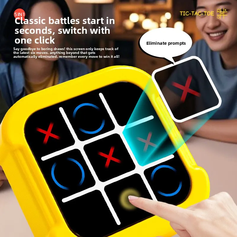 Super Electronic Tic-tac-toe Children's Toy Backgammon Multi-function Board All-in-one Game