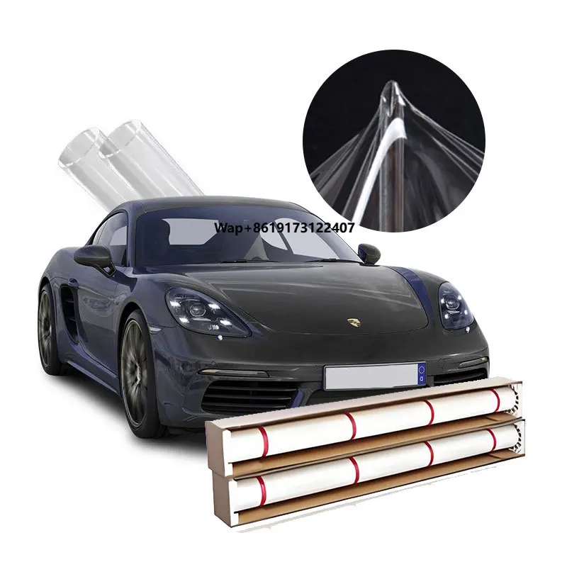 

Anti Stain Anti Yellow Paint Protection Film Clear TPU Gloss Self Healing PPF Guard Car Body 1.52x15M Roll