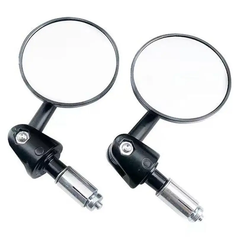 Handlebar Side Mirror Adjustable Round Mirror Universal Motorcycle Rearview Mirror Top-Rated