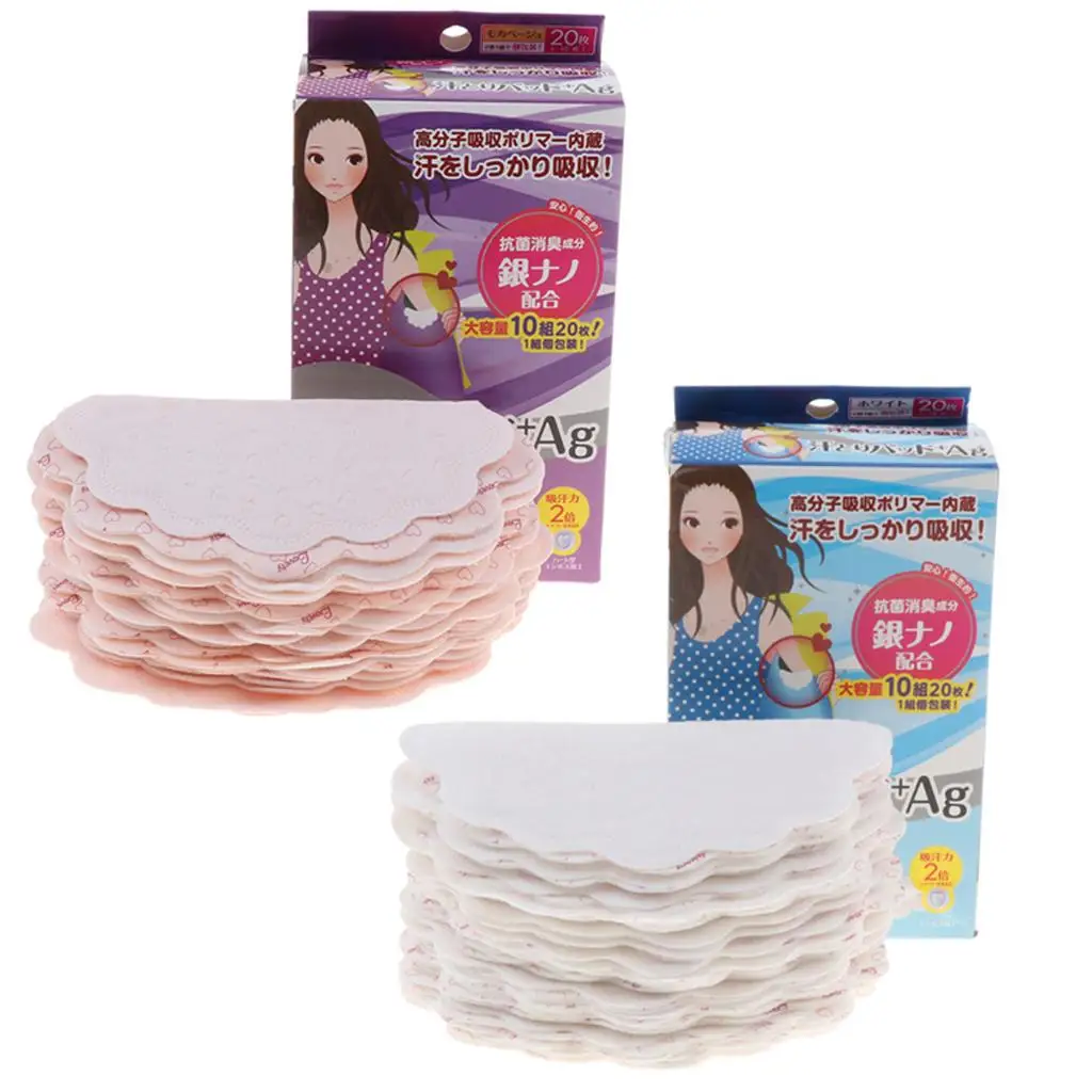 

Disposable Underarm Armpit Sweat Pads Sweat Absorbing Sticker Protector for Dress Shirt Women Men Travel