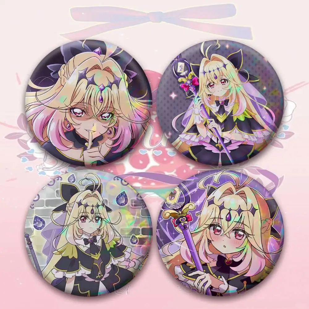 Cure Arcana Shadow Moria Luluka Badge 25 32 44 58 75 mm Round Fans Collect Friends Gifts Brooch Souvenir