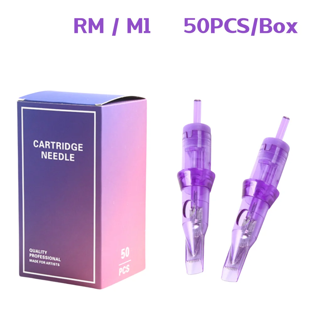 

50pcs/lot 0.3MM Tattoo Cartridge Pro Needles Curved Magnum RM M1 Disposable Sterilized Safety Needles 7rm 9rm 13rm 7m1 9m1