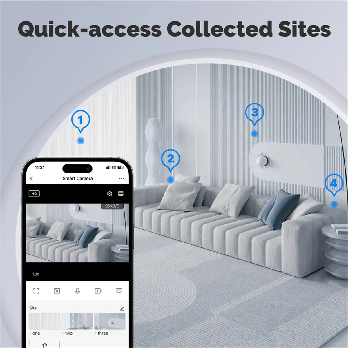 

НОВАЯ Tuya Wi-Fi комнатная умная камера безопасности с панорамированием/наклоном, внутренняя 3-мегапиксельная HD инфракрасная камера ночного видения с поддержкой обнаружения движения Onvif