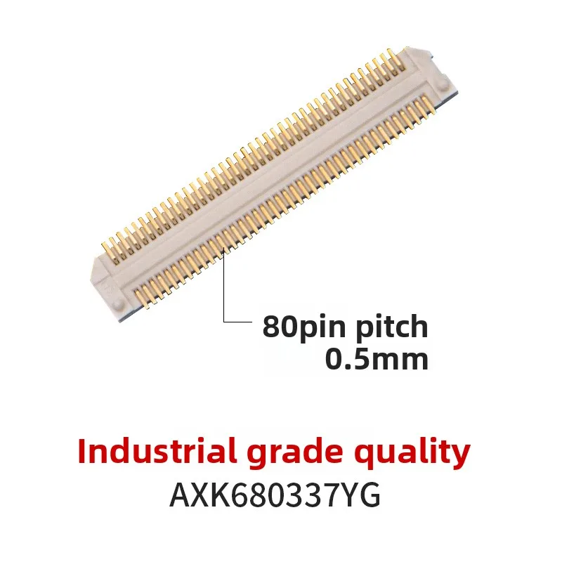 0.5mm Pitch 80Pin Board To Board Connector Compatible with Panasonic Socket FPGA Development Base Carrier Board SMD Connector