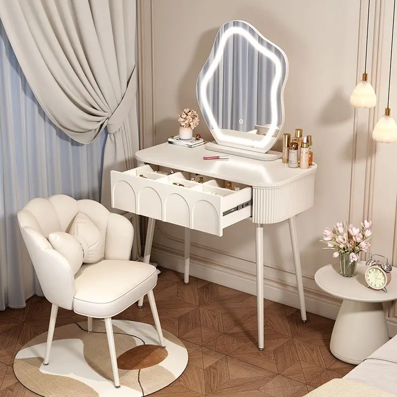 

Cream Wind Dressing Table Bedroom Modern Simple Small One Master Bedroom Dressing Table Mirror