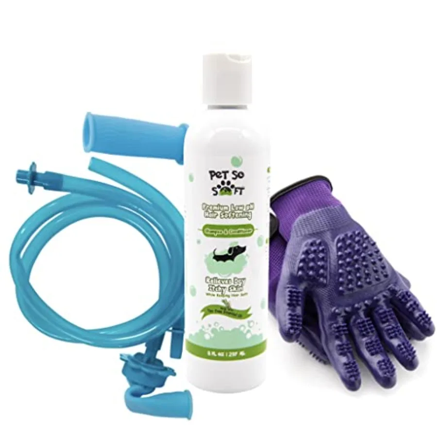 

Набор для ухода за собаками и домашними животными: шампунь и кондиционер для щенков, мыло для чувствительной кожи, соединительный шланг для душа и принадлежности для купания и груминга