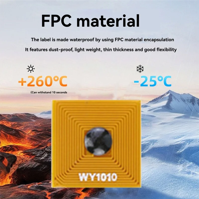 [NEW A09R!】 20Pcs RFID NFC Tags, 13.56Mhz ISO14443A Flexible Electronic Labels For Secure Transactions And Identification