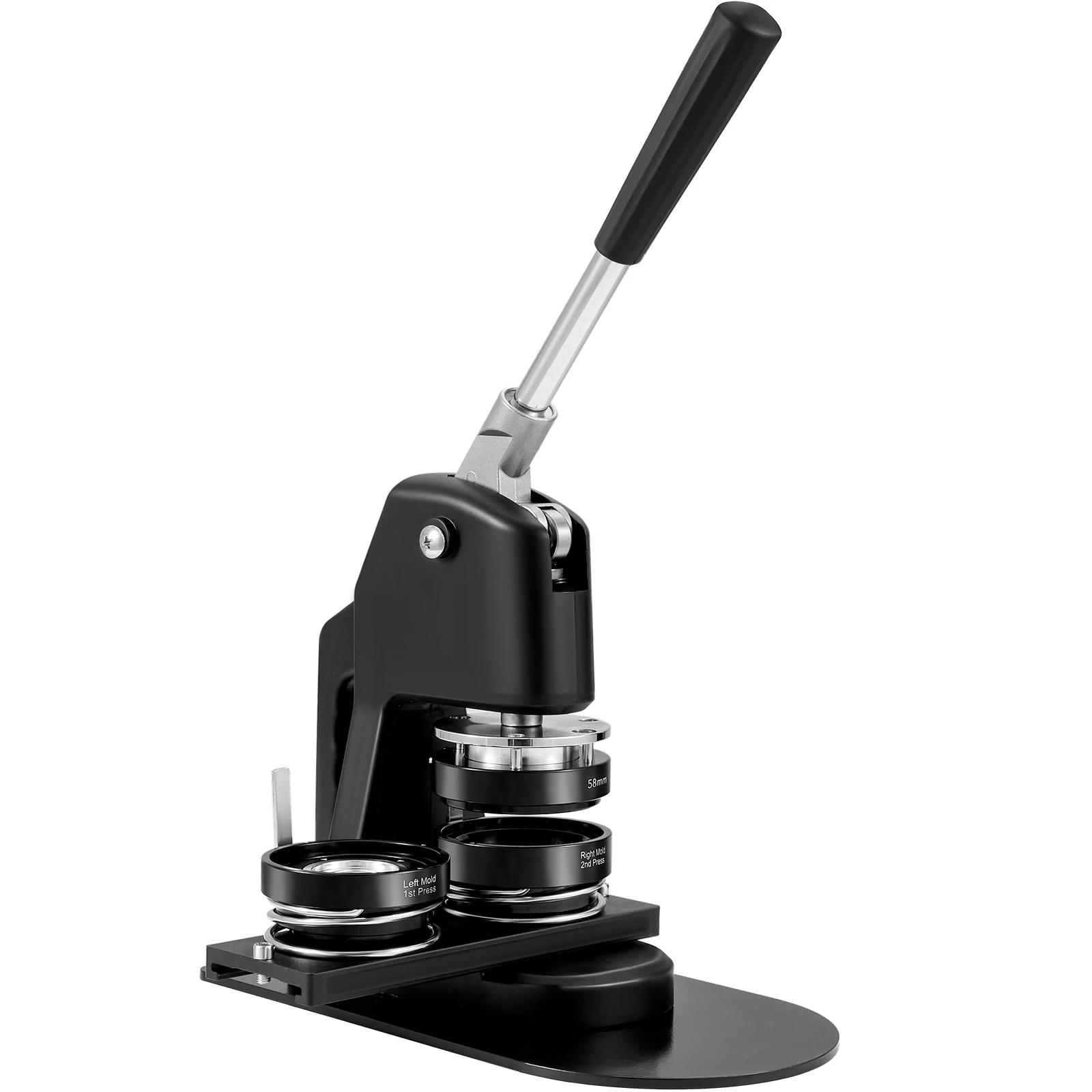 

SucceBuy 25 + 58MM/32 + 58MM Machine de fabrication badges broche bouton bricolage avec 500 pièces pièces gratuites Kit