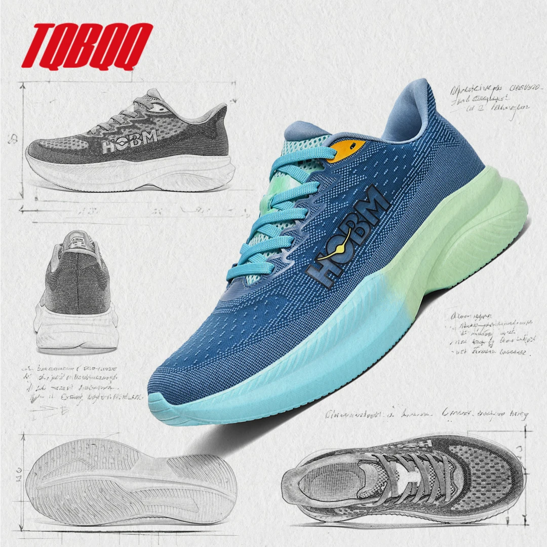 

Men's Ultralight Carbon Plate Running Shoes Marathon Gym Training Shoes for Male Comfortable Non-Slip Sneakers