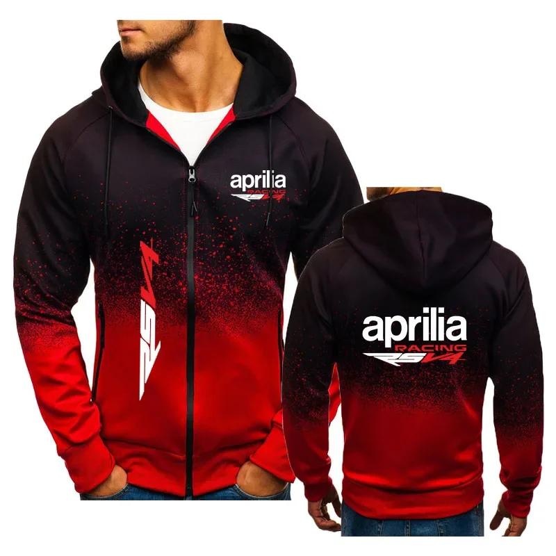 

2024 Jacket Mens Aprilia RSV4 Racing Harajuku Men's hoodie 2024 new men's Sweatshirt jacket trend street Men's hooded Jacket top