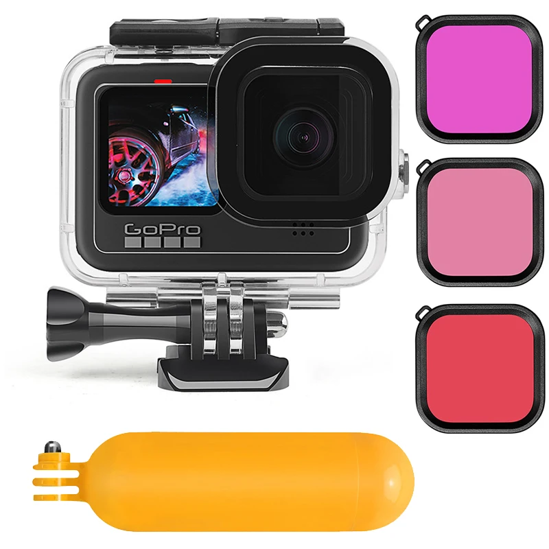 Waterproof Housing Case for Go Pro Hero 12 11 10 9 Protective Underwater Dive Case Shell for Go Pro Action Camera Accessories