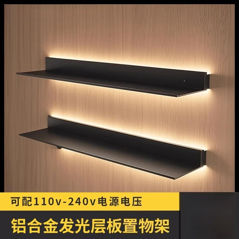 For Kitchen Wall Luminous Suspended Wall Wall Wall-mounted Shelf Laminate 22cm * 60cm Charging Model
