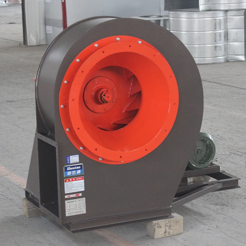 حجم 4-72 قائم بذاته لإزالة الغبار مروحة الحلزون الصناعية مروحة عادم الطرد المركزي منفاخ مع صوت منخفض الحديد الزهر هواء كبير #4