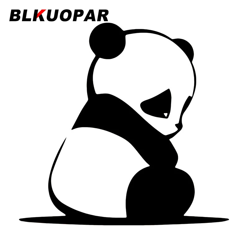 

BLKUOPAR Лидер продаж, автомобильная наклейка с изображением панды, наклейки с милыми животными, водонепроницаемые, высеченные, модные, устойчивые к царапинам, стиль лобового стекла для окон