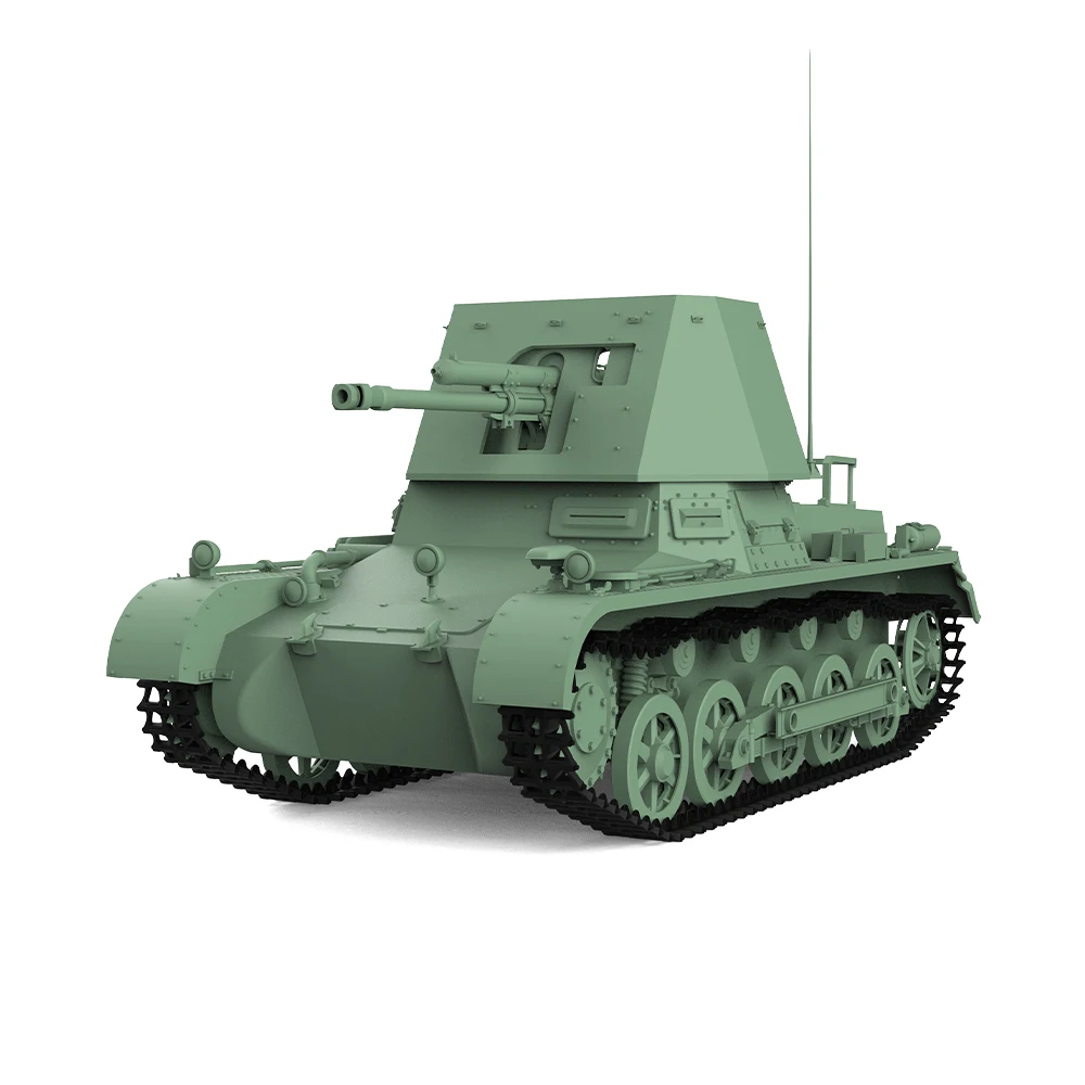 SSMODEL German Panzerjäger I 47mm Tank Destroyer SS708 1/72 1/35 1/48 1/144 25mm Military Model Kit