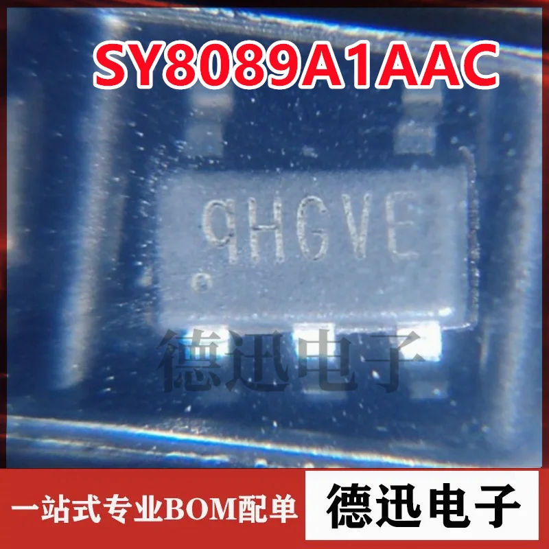 New original SY8089A1AAC SOT-23-5 silk screen QH * beginning, synchronous step-down regulator chip IC