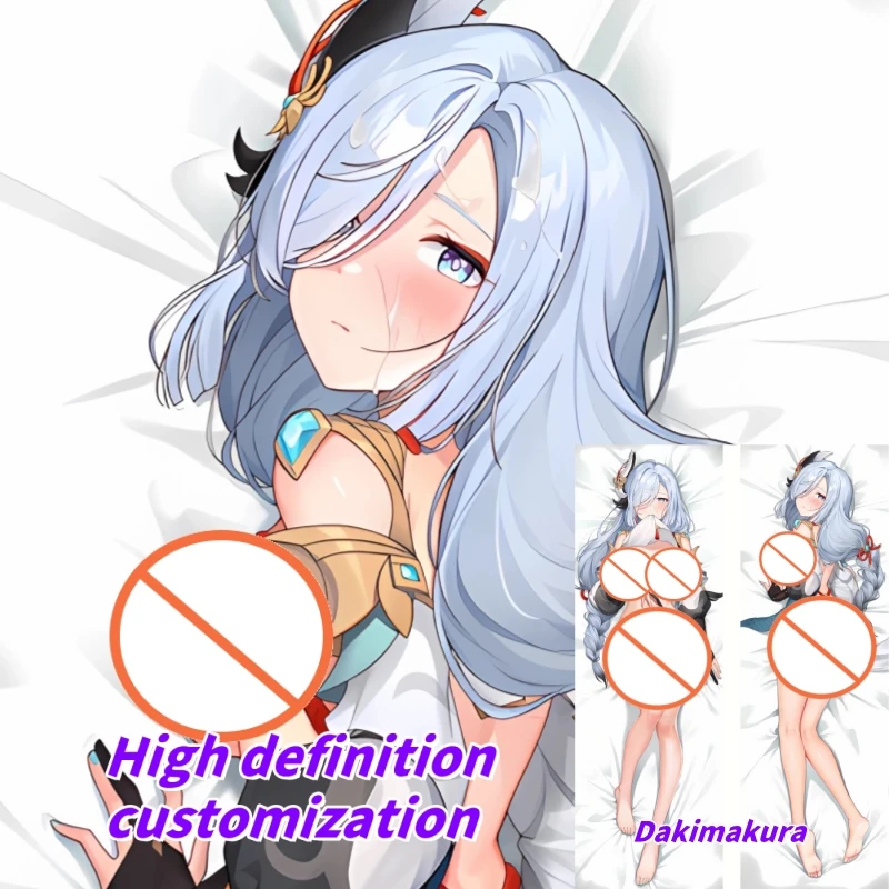 

Dakimakura Anime Pillow Case Genshin Impact Shenhe Double-sided Print Of Life-size Body Pillowcase Gifts