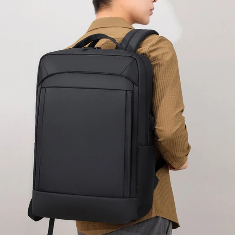 

Новый мужской рюкзак, деловой повседневный рюкзак большой емкости, сумка для ноутбука, дорожная школьная сумка для студентов, универсальная простая сумка для ноутбука