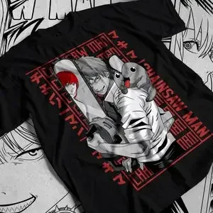 Chainsaw Man Denji Shirt, Makima Shirt, Pochita, Kobeni Higashiyama