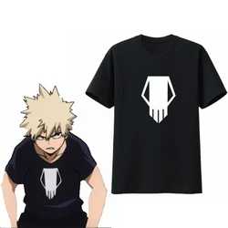 Cosplay Anime My Hero Academia Bakugou Katsuki Tee TShirt kostiumy unisex Halloween zestawy na przyjęcie bożonarodzeniowe mundury szkolne garnitury