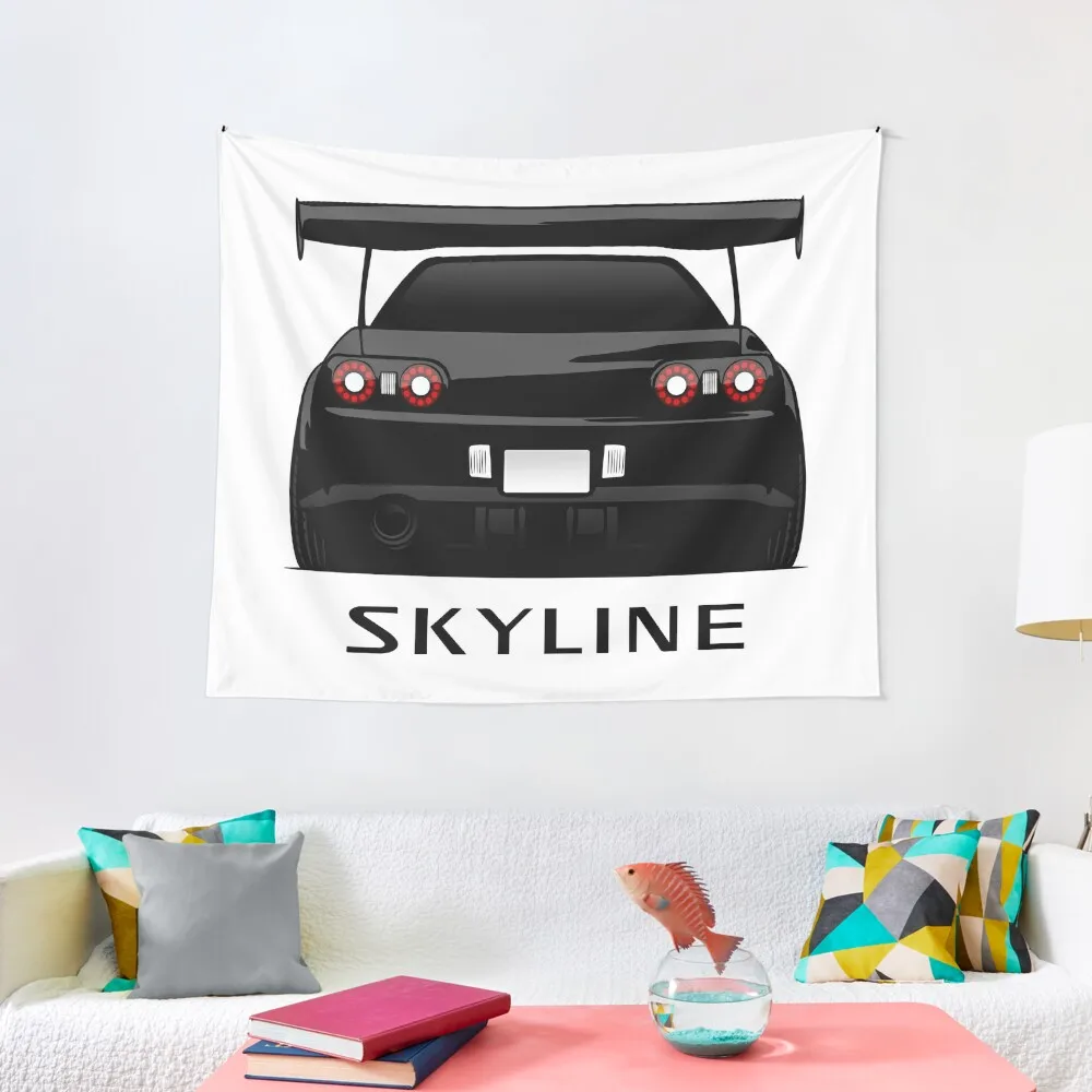 

Nissan Skyline GT-R R32 Tapestry Room Decorations Wall Coverings Room Decor For Girls Wall Decor Tapestry