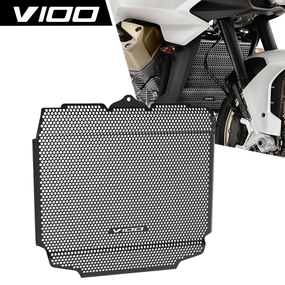 

For Moto Guzzi V100 Mandello/S 2023-2024 Motorcycle Radiator Grille Cover Guard Protection Protetor MOTO-GUZZI V 100 Mandello S