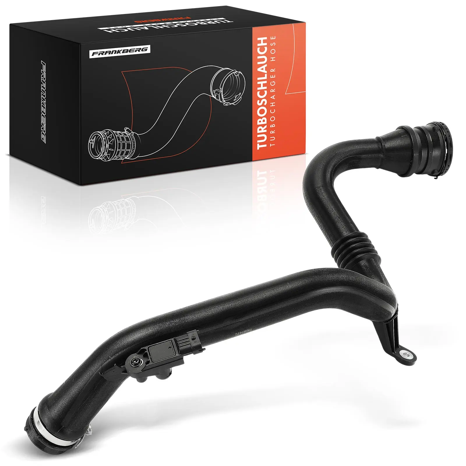 Frankberg 1x Tuyau de radiateur, tuyau turbo, refroidisseur d'air pour Renault Megane 3DZ0/1 Grand Scénic 3 Fluence 8200981497