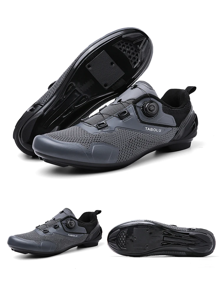 Professionelle MTB Mountainbike-Schuhe für Herren, Atmungsaktive SPD-Rennradschuhe, Damen SPD-Klickschuhe für Radsport – Detail 3