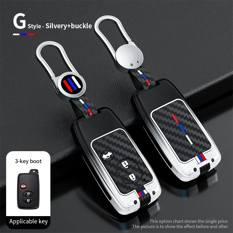 Car Remote Key Case Cover Shell Fob For Toyota Prius Camry Corolla Land Cruise Prado Crown For Subaru Forest XV Accessories