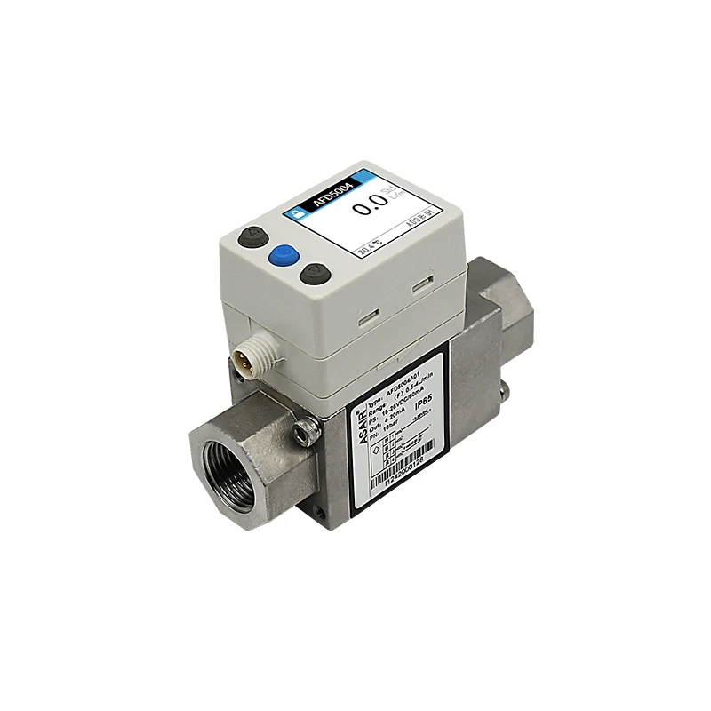 Sensor medidor de flujo de agua líquida ASAIR Vortex que reemplaza el interruptor de flujo Digital de agua SMC serie AFD