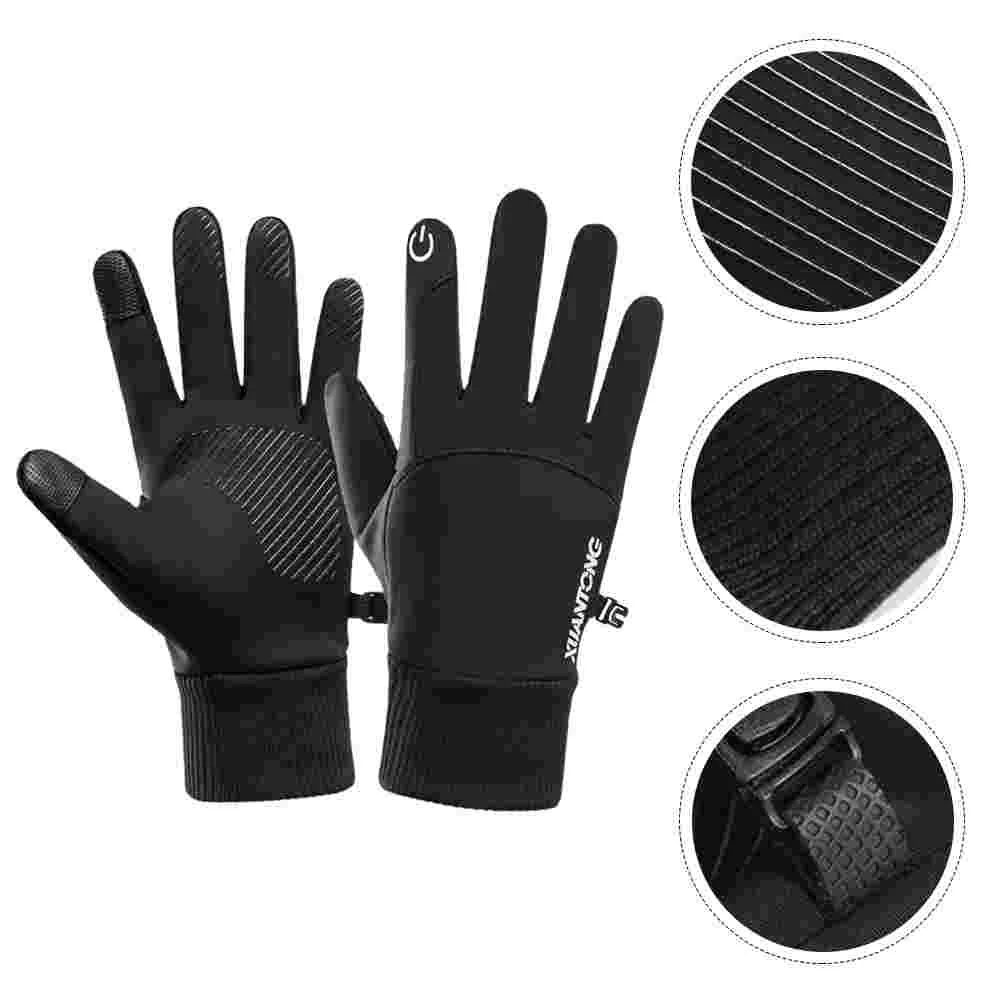 

Waterproof Gloves Man Winter Sports Mittens Durable Multipurpose Men and Women